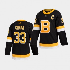 Zdeno Chara #33 Bruins Alternate 2019-20 Authentic Pro Jersey Men's