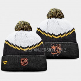 Men Boston Bruins Special Edition 2.0 Black Cuffed With Pom Knit Hat