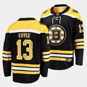 Boston Bruins Charlie Coyle Home Black Breakaway Player Jersey Men's