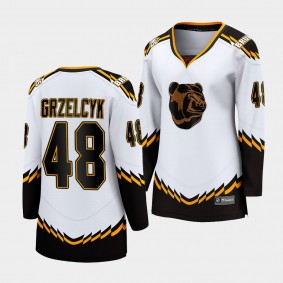 Matt Grzelcyk Boston Bruins 2022 Special Edition 2.0 Women Breakaway Player 48 Jersey Retro